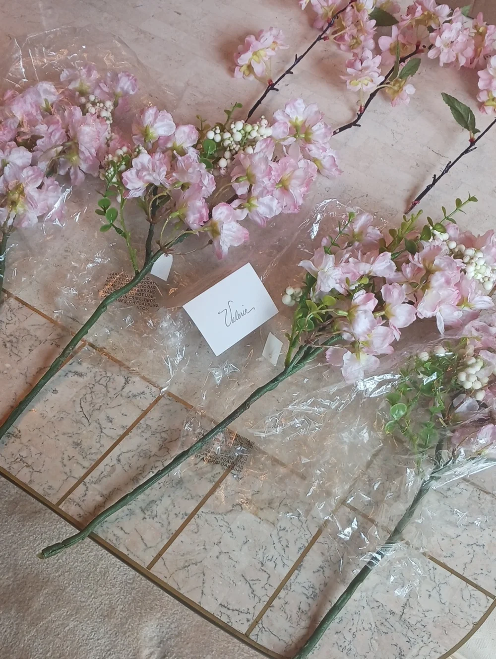 Floral-faux Cherry Blossom 